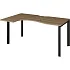 Стол эргономичный на П-м/каркасе Аргентум фото 1