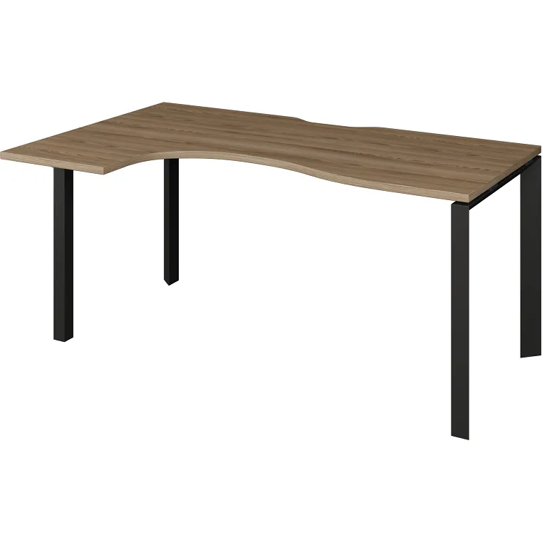 Стол эргономичный на П-м/каркасе Аргентум фото 1