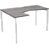Стол эргономичный на П-м/каркасе Аргентум фото 0