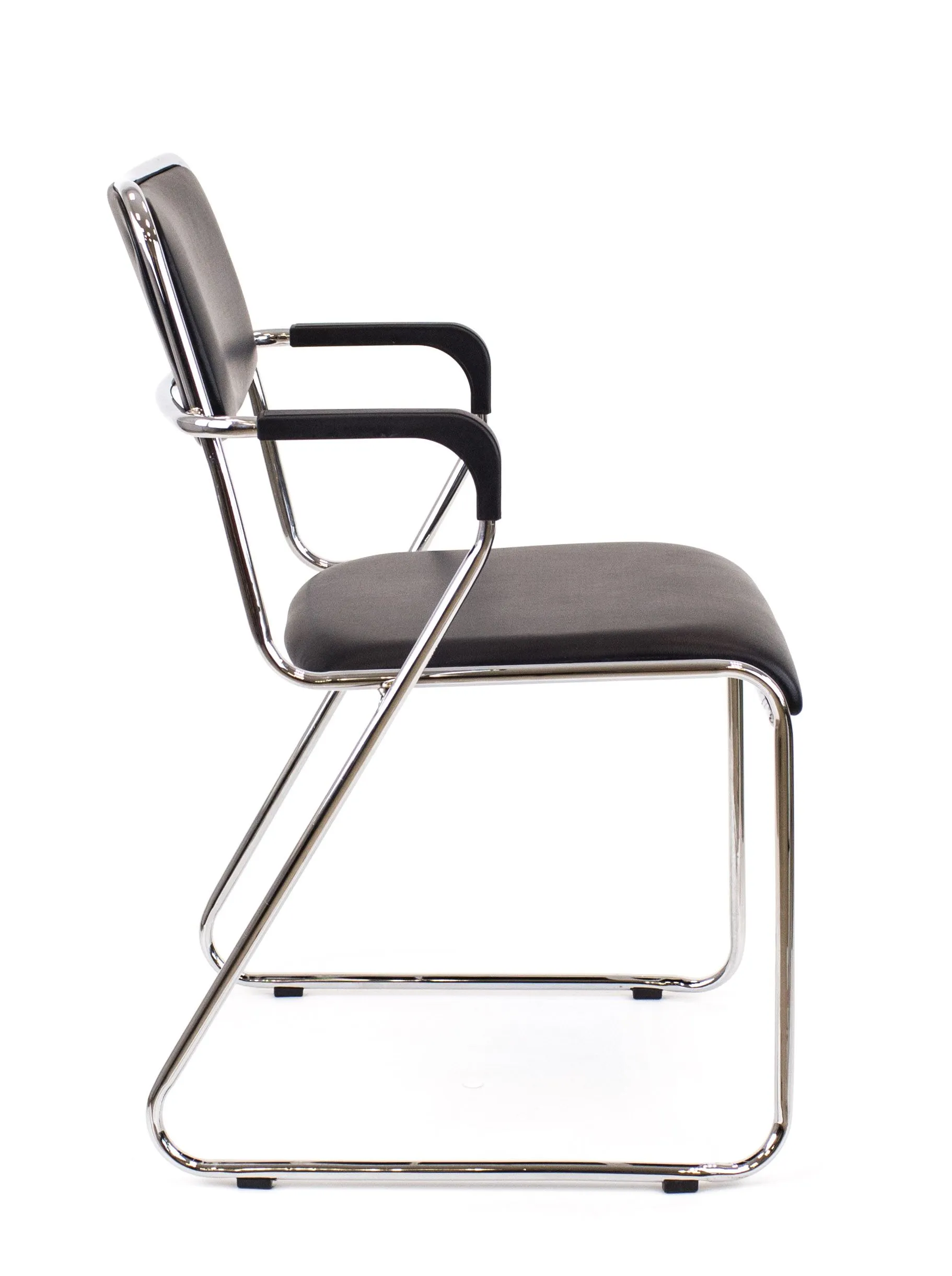 Кресло для посетителя Everprof Fix Plus Chrome Экокожа фото 4