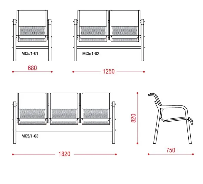 Трехместная секция Travel M фото 2