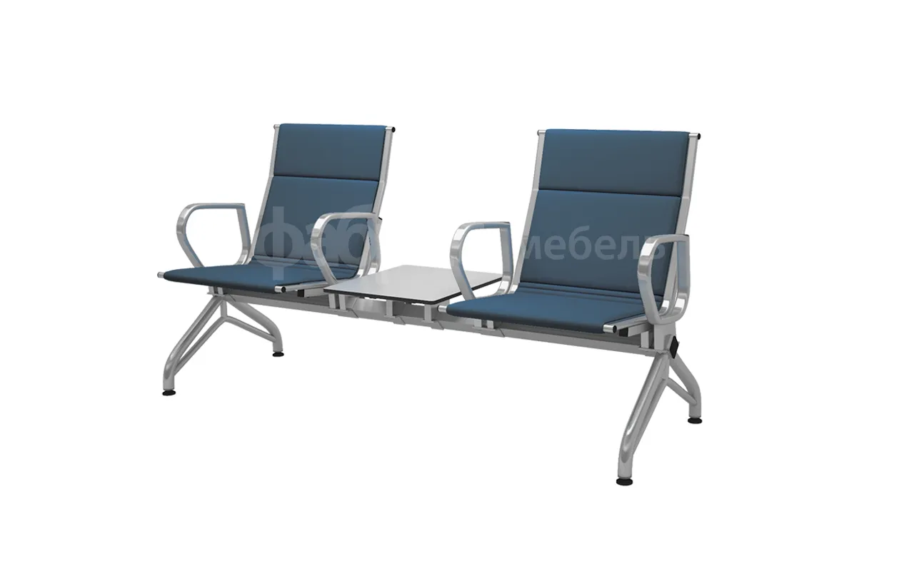 Трехместная секция Aero plus со столиком фото 0