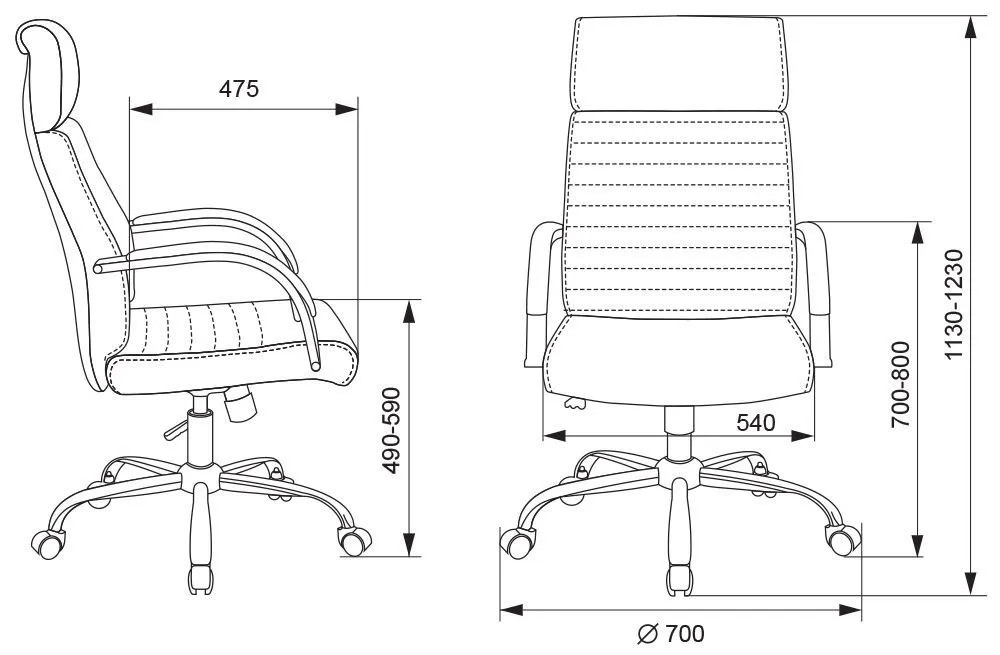 Кресло для руководителя Бюрократ T-8010N фото 9