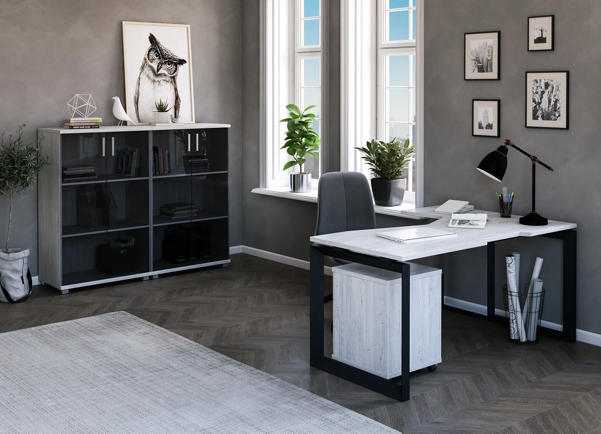 Стол эргономичный на О-м/каркасе Аргентум фото 2