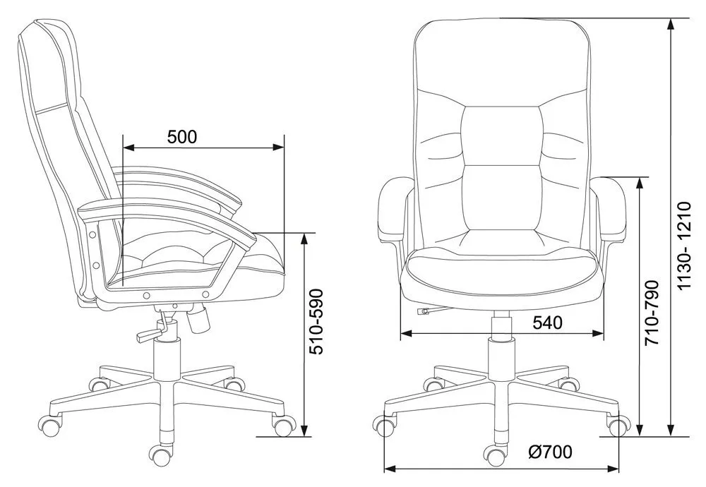 Кресло для руководителя Бюрократ T-9908AXSN-Black фото 9